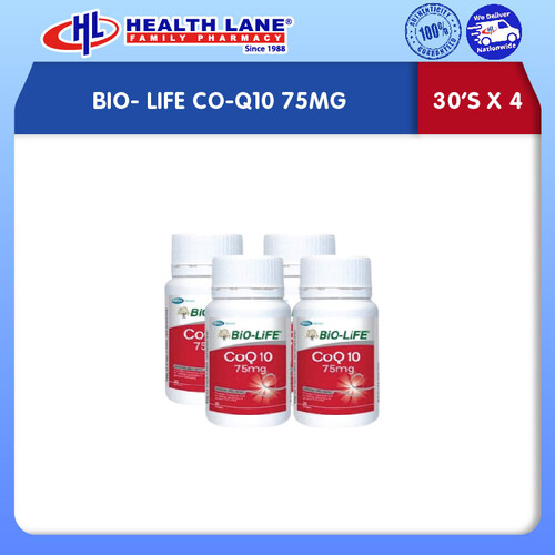 BIO-LIFE CO-Q10 75MG (30'Sx4)