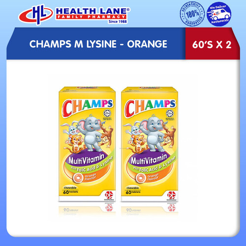 CHAMPS M LYSINE- ORANGE (60'Sx2)