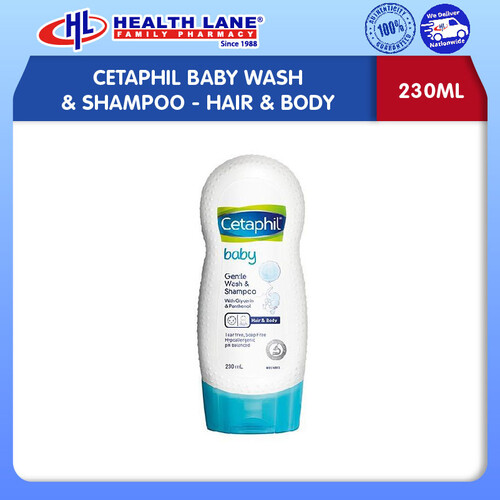 CETAPHIL BABY SOAP & SHAMPOO- HAIR & BODY (230ML)
