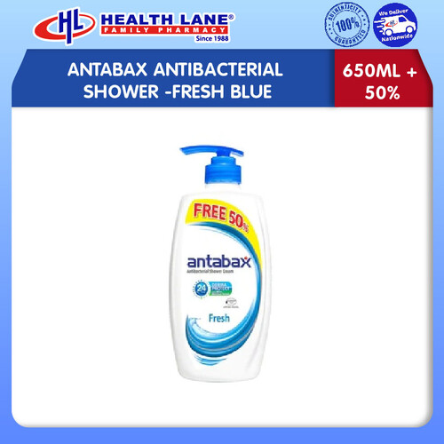 ANTABAX ANTIBACTERIAL SHOWER -FRESH (BLUE) (960G)