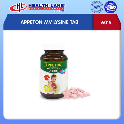 APPETON MV LYSINE TAB (60'S)