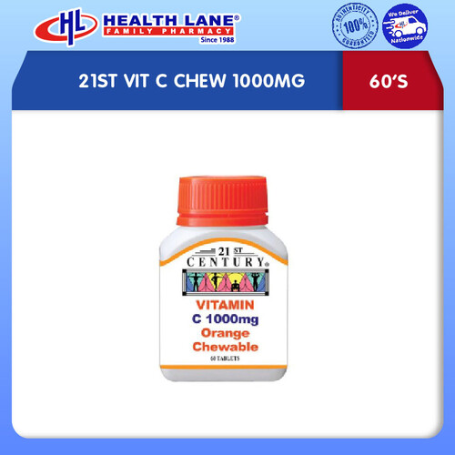 21ST VIT C CHEW 1000MG (60'S)