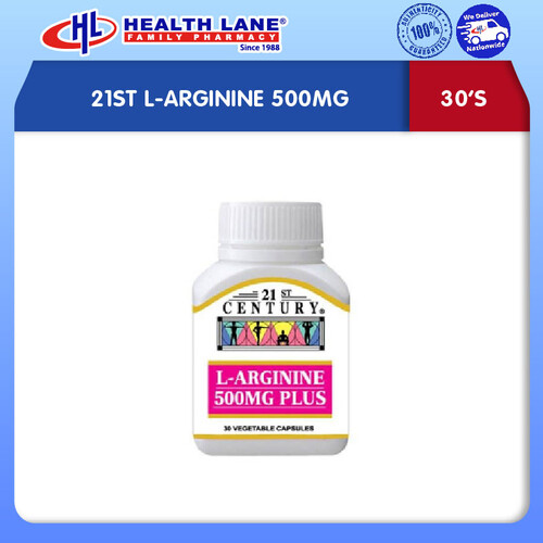 21ST L-ARGININE 500MG (30'S)