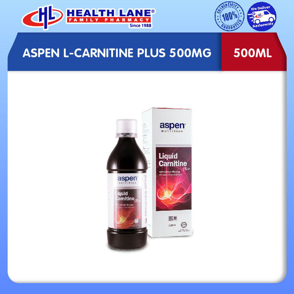 ASPEN L-CARNITINE PLUS 500MG (500ML) | Health Lane eStore Malaysia ASPEN L-CARNITINE PLUS 500MG (500ML) | Health Lane eStore Malaysia