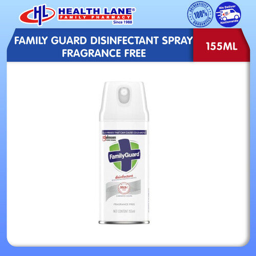 FAMILY GUARD DISINFECTANT SPRAY- TANPA BAU (155ML)