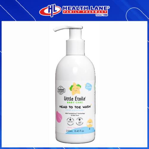 LITTLE ETOILE HEAD TO TOE WASH FOR DRY & SENSITIVE (0+ MONTHS) 250ML