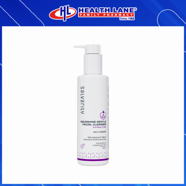 SALVARITY AQUASHINE GENTLE FACIAL CLEANSER 135ML
