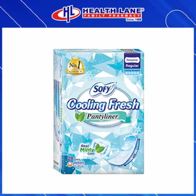 SOFY COOLING LINER REGURAL 155MM 28'S