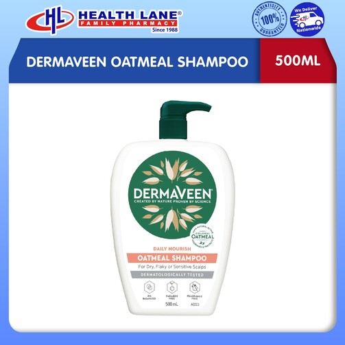 DERMAVEEN OATMEAL SYAMPU (500ML)