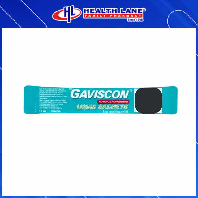 GAVISCON ADVANCE LIQUID 10ML 