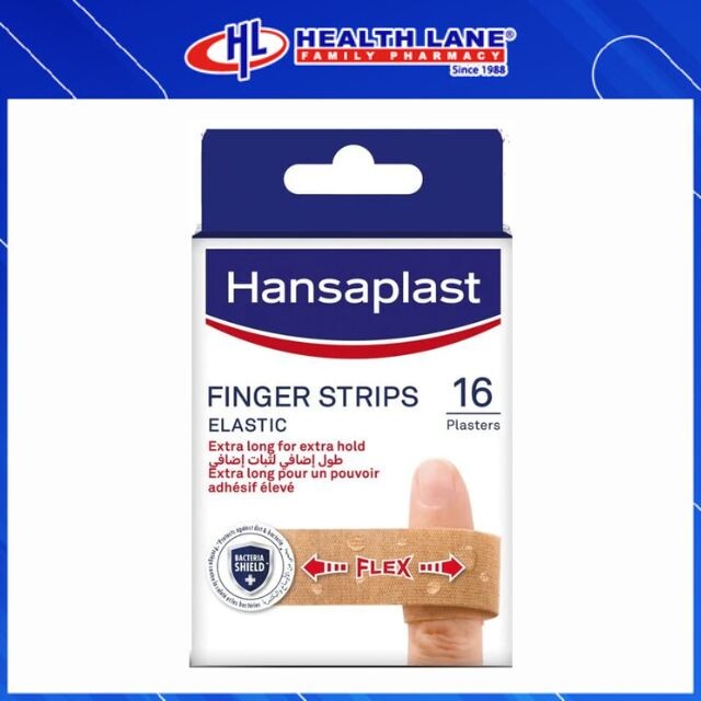 HANSAPLAST FINGER STRIPS ELASTIC 16S 