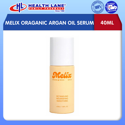 MELIX ORAGANIC ARGAN OIL SERUM 40ML