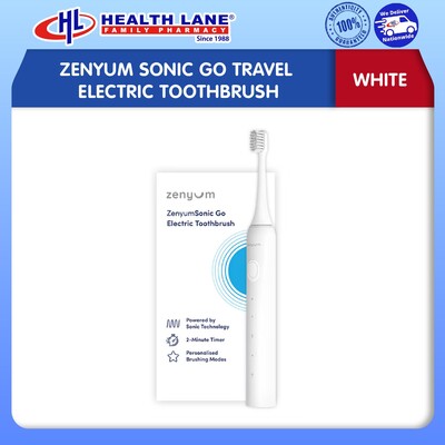 ZENYUM SONIC GO TRAVEL ELECTRIC BERUS GIGI - WHITE