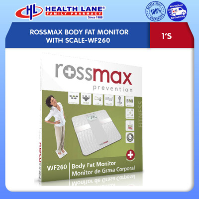 ROSSMAX BODY FAT MONITOR WITH SCALE-WF260
