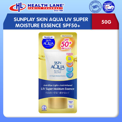 SUNPLAY KULIT AQUA UV SUPER PELEMBAP ESSENCE SPF50+ 50G