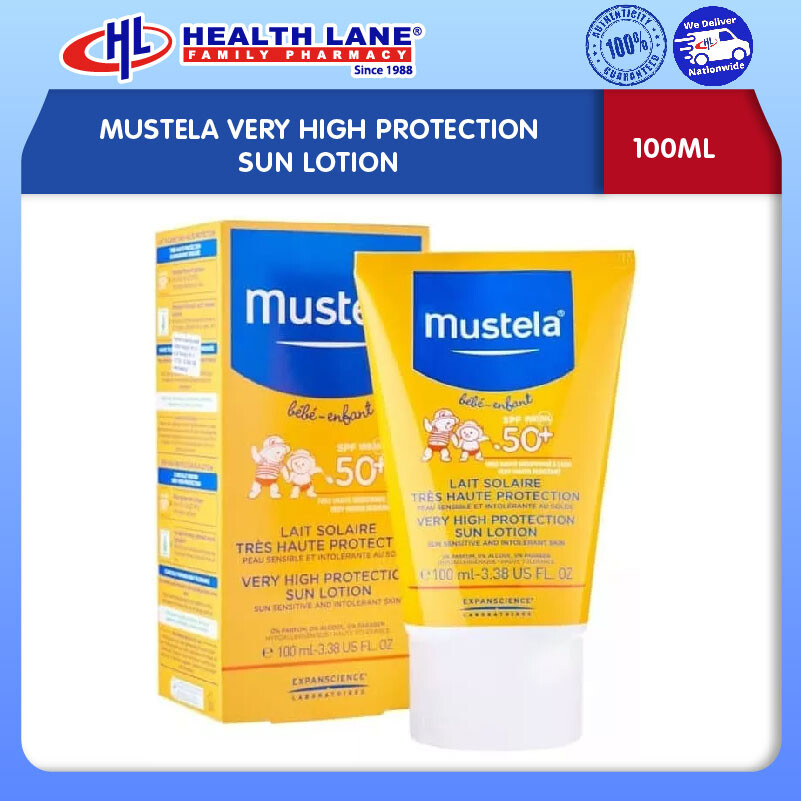MUSTELA VERY HIGH PROTECTION SUN LOTION 100ML 