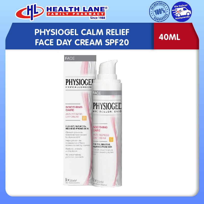 PHYSIOGEL CALM RELIEF FACE DAY CREAM SPF20 40ML 