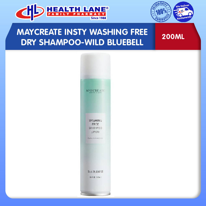 MAYCREATE INSTY SABUNING FREE DRY SYAMPU (200ML)-FLOWERY