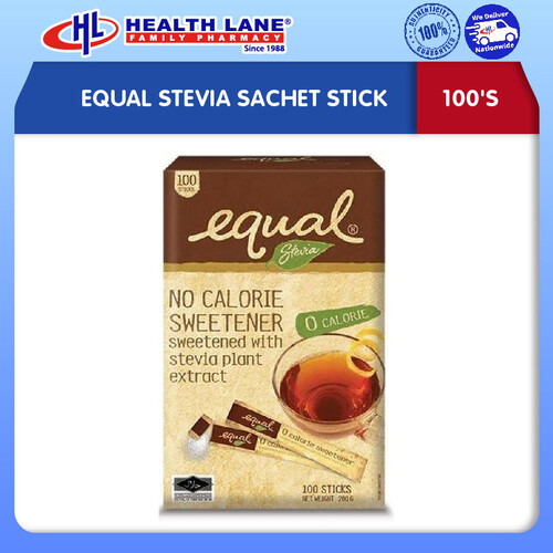 EQUAL STEVIA SACHET STICK 100'S