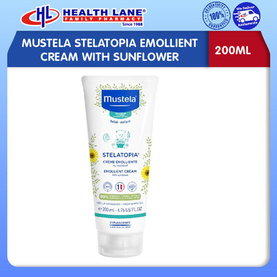 MUSTELA STELATOPIA EMOLLIENT KRIM DENGAN SUNFLOWER 200ML 