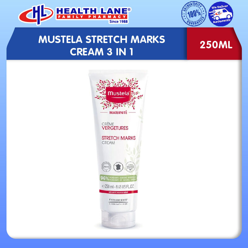 MUSTELA STRETCH MARKS KRIM 3 IN 1 250ML