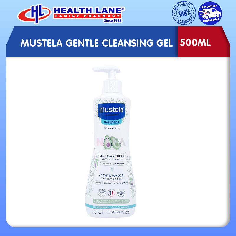 MUSTELA GENTLE CLEANSING GEL 500ML