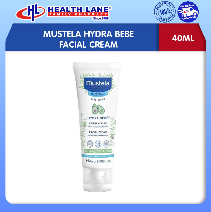 MUSTELA HYDRA BEBE FACIAL KRIM 40ML