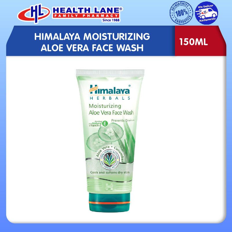 HIMALAYA LEMBAPURIZING ALOE VERA MUKA SABUN 150ML