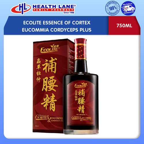 ECOLITE ESSENCE OF CORTEX EUCOMMIA CORDYCEPS PLUS (750ML)