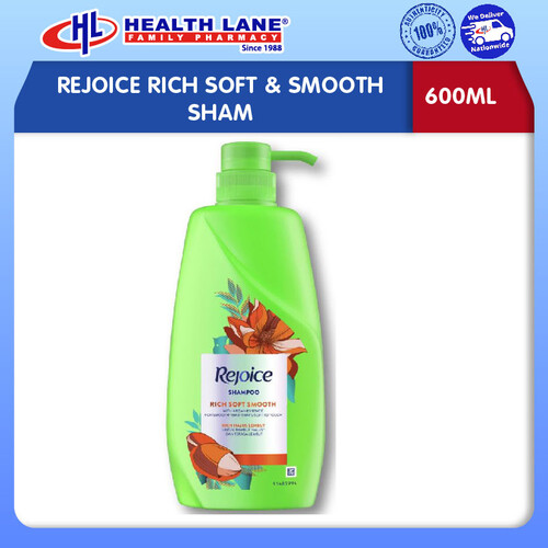 REJOICE RICH SOFT & SMOOTH SHAM 600ML