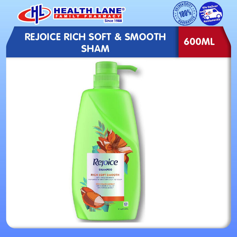 REJOICE RICH SOFT & SMOOTH SHAM 600ML