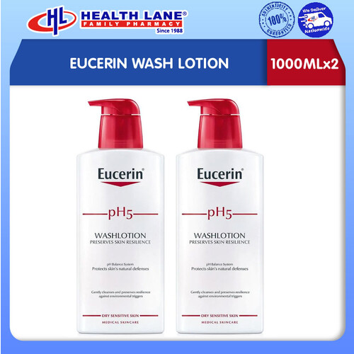 EUCERIN SOAP LOTION (1000MLx2)