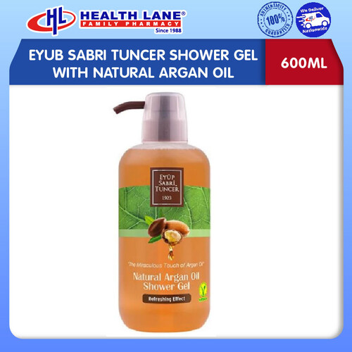 EYUB SABRI TUNCER SHOWER GEL WITH NATURAL ARGAN OIL (600ML)