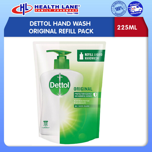 DETTOL HAND WASH ORIGINAL REFILL PACK (225ML)
