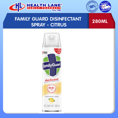 FAMILY GUARD DISINFECTANT SPRAY- CITRUS (280ML)