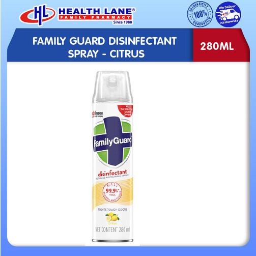 FAMILY GUARD DISINFECTANT SPRAY- CITRUS (280ML)