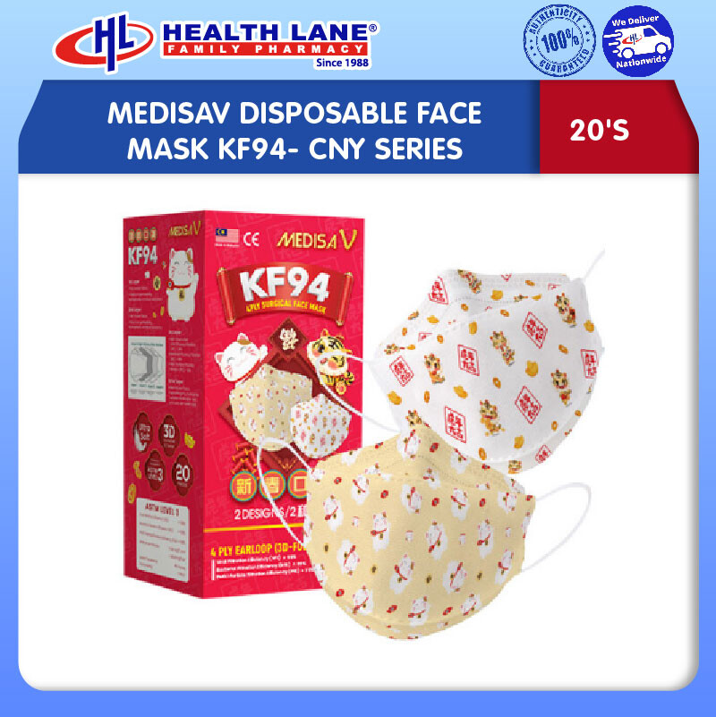 MEDISAV  MASK MUKA KF94- CNY SERIES (20'S)