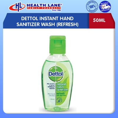DETTOL INSTANT HAND SANITIZER SABUN (REFRESH) 50ML