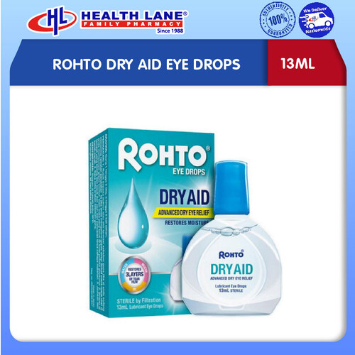 ROHTO DRY AID EYE DROPS (13ML)