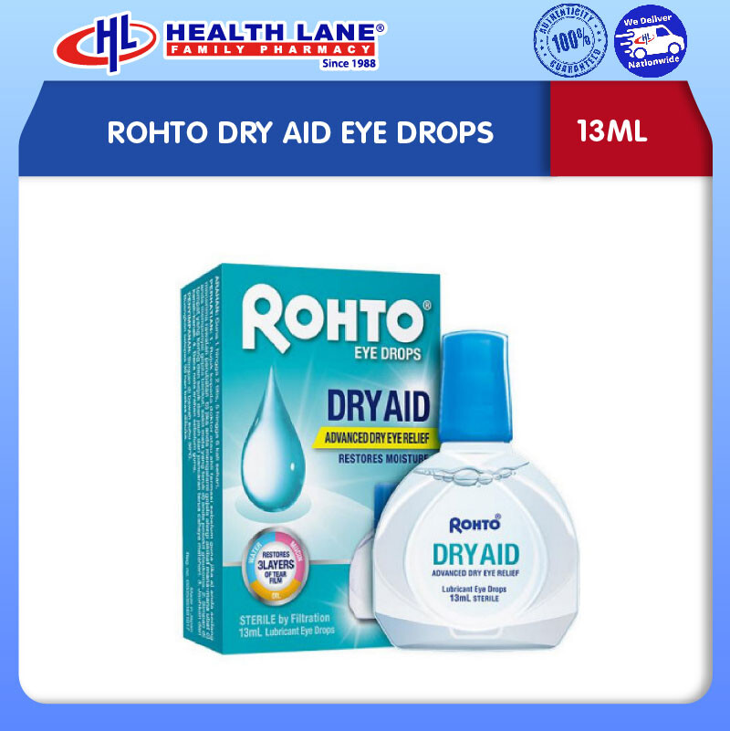 ROHTO DRY AID EYE DROPS (13ML)