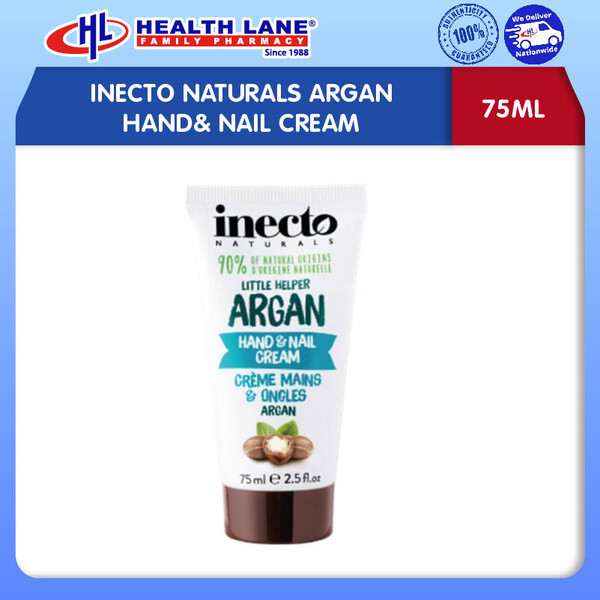INECTO NATURALS ARGAN HAND & NAIL KRIM (75ML)