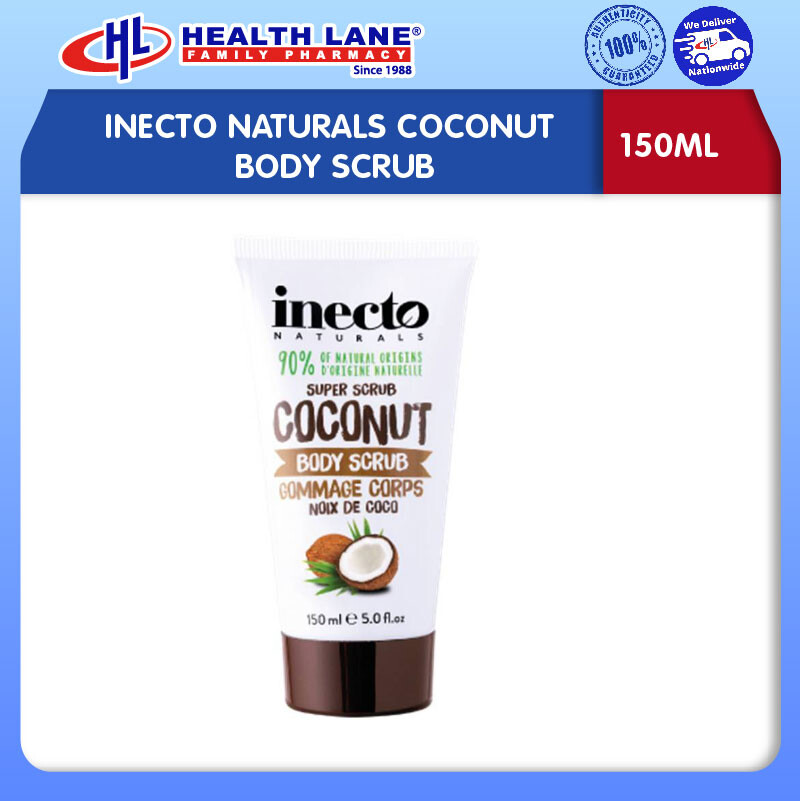 INECTO NATURALS COCONUT BODY SCRUB (150ML)