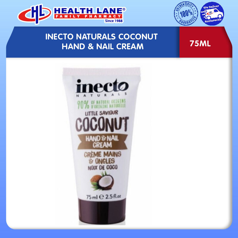 INECTO NATURALS COCONUT HAND & NAIL KRIM (75ML)