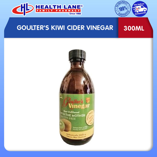 GOULTER'S KIWI CIDER VINEGAR (300ML)
