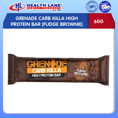 GRENADE CARB KILLA HIGH PROTEIN BAR (FUDGE BROWNIE) 60G