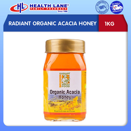 RADIANT ORGANIC ACACIA HONEY 1KG