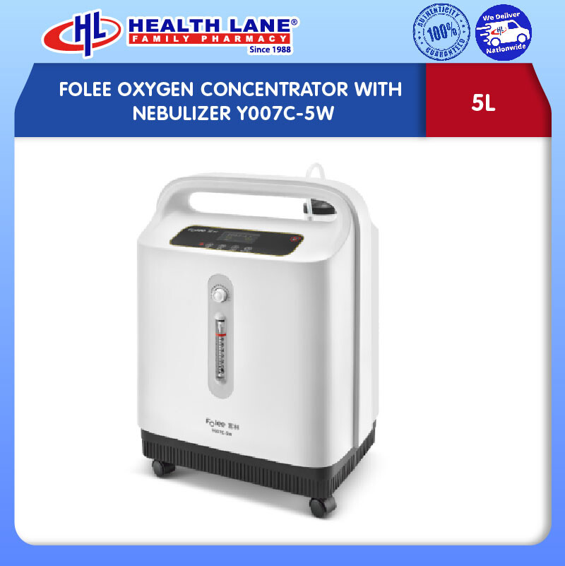 FOLEE OXYGEN CONCENTRATOR WITH NEBULIZER Y007C-5W (5L)