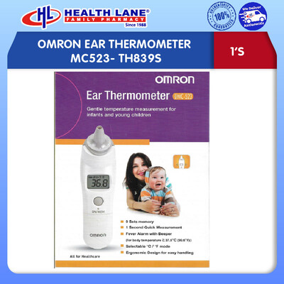 OMRON EAR THERMOMETER MC523- TH839S