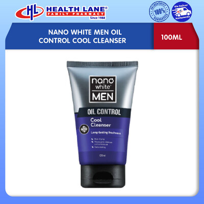 NANO WHITE MEN OIL CONTROL COOL CLEANSER (100ML)
