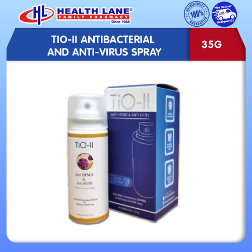 TIO-II ANTI-BACTERIAL AND ANTI-VIRUS SPRAY (35G)